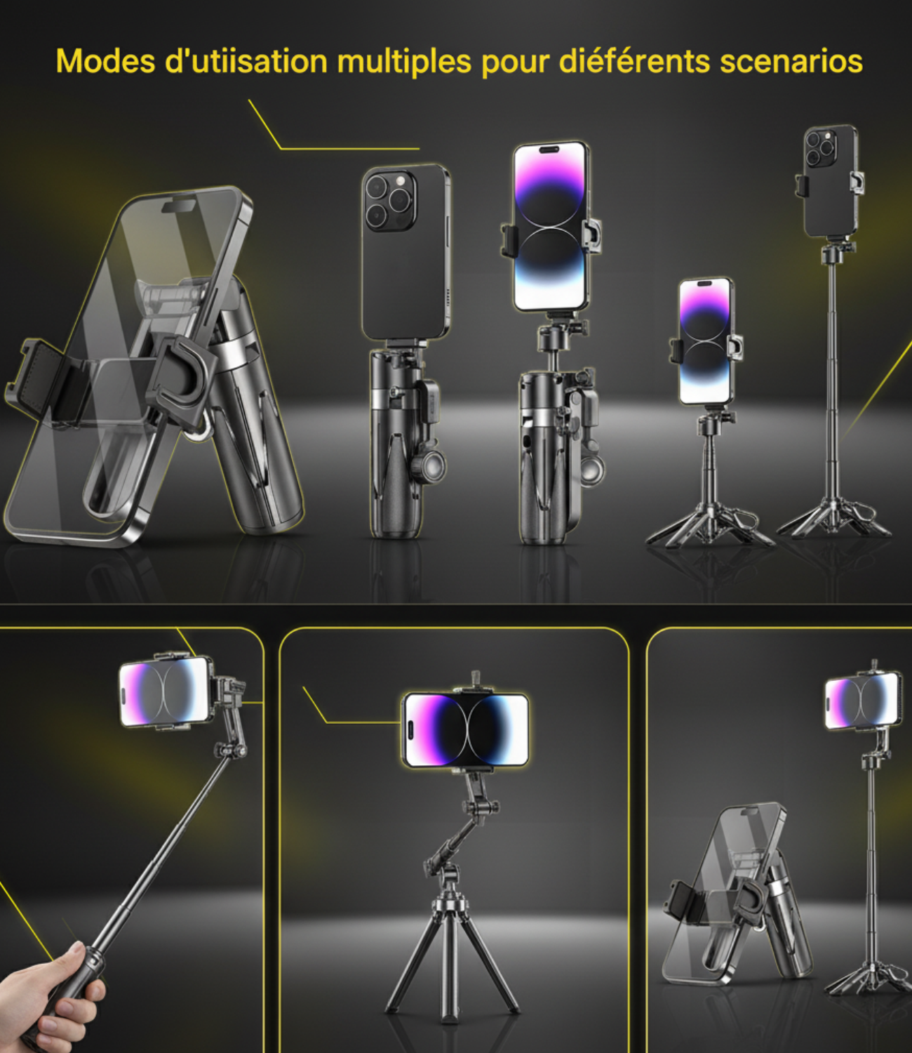 SelfyPop™ P15 Mini – Le Stick Selfie Ultra-Compact et Multifonction