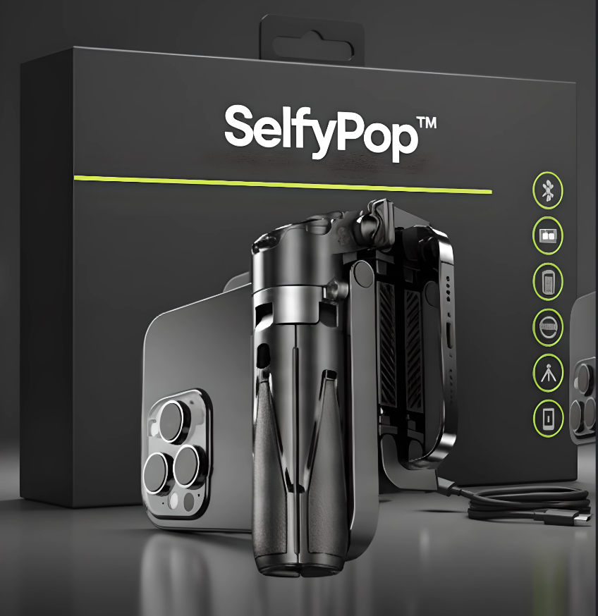 SelfyPop™ P15 Mini – Le Stick Selfie Ultra-Compact et Multifonction