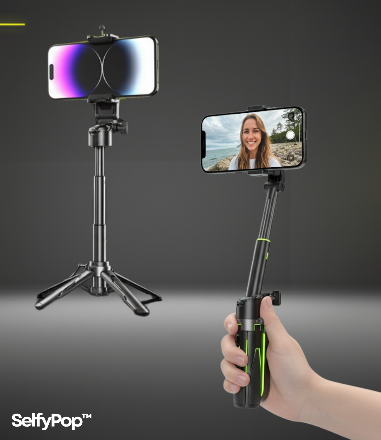 SelfyPop™ P15 Mini – Le Stick Selfie Ultra-Compact et Multifonction